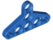 LEGO® los onderdeel Technische Hefbalk in kleur Blauw 2905