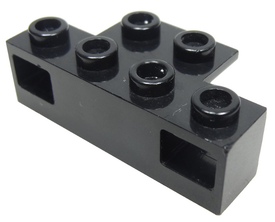 LEGO® los onderdeel Treinmotor in kleur Zwart 2928