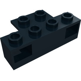 LEGO® los onderdeel Treinmotor in kleur Zwart 2928