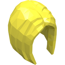 Plaatje in Gallery viewer laden, LEGO® los onderdeel Haar in kleur Helder Lichtgeel 29633