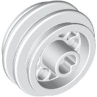 LEGO® los onderdeel Wiel in kleur Wit 2994