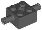 LEGO® los onderdeel Steen Aangepast Donkergrijs 30000