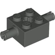 LEGO® los onderdeel Steen Aangepast Donkergrijs 30000