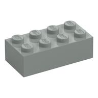 Plaatje in Gallery viewer laden, LEGO® los onderdeel Steen in kleur Lichtgrijs 3001