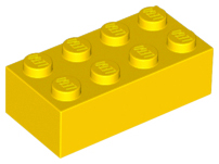 LEGO® los onderdeel Steen in kleur Geel 3001