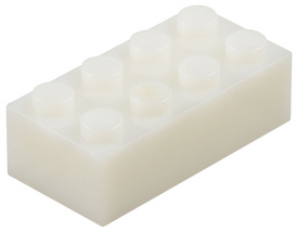 LEGO® los onderdeel Steen in kleur Melk Wit 3001