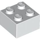 LEGO® los onderdeel Steen in kleur Wit 3003