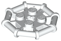 LEGO® los onderdeel Plaat Aangepast in kleur Wit 30033