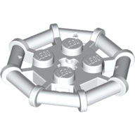 Plaatje in Gallery viewer laden, LEGO® los onderdeel Plaat Aangepast in kleur Wit 30033