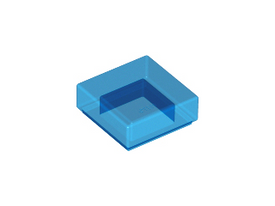 LEGO® onderdeel Tegel Algemeen Doorzichtig Donkerblauw 3070