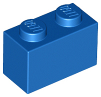 Plaatje in Gallery viewer laden, LEGO® los onderdeel Steen in kleur Blauw 3004