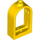 LEGO® los onderdeel Raamkozijn in kleur Geel 30044