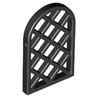 Plaatje in Gallery viewer laden, LEGO® los onderdeel Venster, Ruit en Luik Zwart 30046