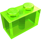 LEGO® los onderdeel Steen Doorschijnend Helder Groen 3004