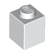 Plaatje in Gallery viewer laden, LEGO® los onderdeel Steen in kleur Wit 3005