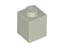 Plaatje in Gallery viewer laden, LEGO® los onderdeel Steen in kleur Lichtgrijs 3005
