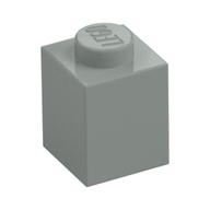 Plaatje in Gallery viewer laden, LEGO® los onderdeel Steen in kleur Lichtgrijs 3005