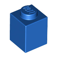 LEGO® los onderdeel Steen in kleur Blauw 3005