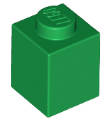 LEGO® los onderdeel Steen in kleur Groen 3005