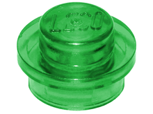 Plaatje in Gallery viewer laden, LEGO® los onderdeel Plaat Rond Doorzichtig Groen 4073