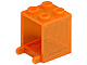 LEGO® los onderdeel Container Doorzichtig Neon Oranje 4345