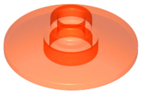 LEGO® los onderdeel Schaal Doorzichtig Neon Oranje 4740