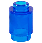 LEGO® los onderdeel Steen Rond Doorzichtig Donkerblauw 3062