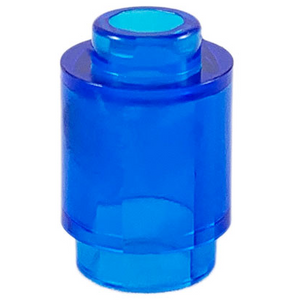 LEGO® los onderdeel Steen Rond Doorzichtig Donkerblauw 3062