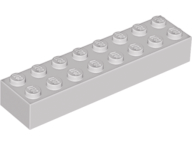 LEGO® los onderdeel Steen in kleur Lichtgrijs 3007