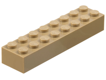 Plaatje in Gallery viewer laden, LEGO® los onderdeel Steen in kleur Donker Geelbruin 3007