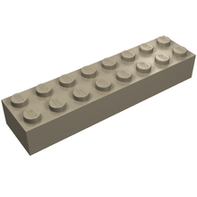 Plaatje in Gallery viewer laden, LEGO® los onderdeel Steen in kleur Donker Geelbruin 3007