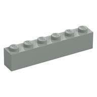 LEGO® los onderdeel Steen in kleur Lichtgrijs 3009