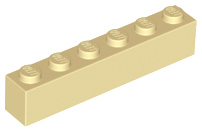 LEGO® los onderdeel Steen in kleur Geelbruin 3009