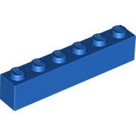 Plaatje in Gallery viewer laden, LEGO® los onderdeel Steen in kleur Blauw 3009