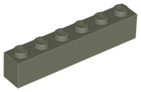 Plaatje in Gallery viewer laden, LEGO® los onderdeel Steen in kleur Donkergrijs 3009