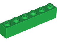 LEGO® los onderdeel Steen in kleur Groen 3009