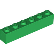 Plaatje in Gallery viewer laden, LEGO® los onderdeel Steen in kleur Groen 3009