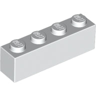 Plaatje in Gallery viewer laden, LEGO® los onderdeel Steen in kleur Wit 3010