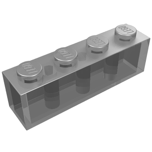 LEGO® los onderdeel Steen in kleur Doorzichtig Zwart 3010