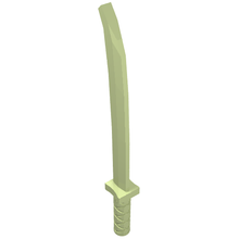 Plaatje in Gallery viewer laden, LEGO® los onderdeel Wapen in kleur Geelachtig Groen 30173b