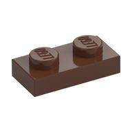 LEGO® los onderdeel Plaat Algemeen in kleur Bruin 3023
