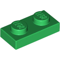 Plaatje in Gallery viewer laden, LEGO® los onderdeel Plaat Algemeen in kleur Groen 3023