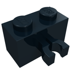 LEGO® los onderdeel Steen Aangepast in kleur Zwart 30237