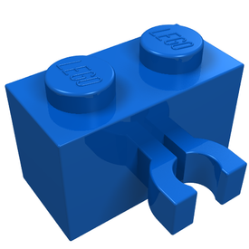 LEGO® los onderdeel Steen Aangepast in kleur Blauw 30237