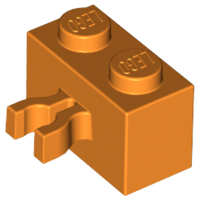 LEGO® los onderdeel Steen Aangepast in kleur Oranje 30237