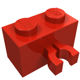 LEGO® los onderdeel Steen Aangepast in kleur Rood 30237