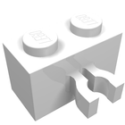 LEGO® los onderdeel Steen Aangepast in kleur Wit 30237