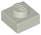 LEGO® los onderdeel Plaat Algemeen in kleur Lichtgrijs 3024
