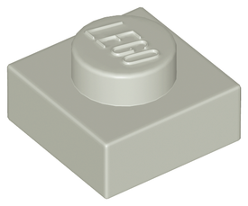 LEGO® los onderdeel Plaat Algemeen in kleur Lichtgrijs 3024