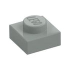 LEGO® los onderdeel Plaat Algemeen in kleur Lichtgrijs 3024